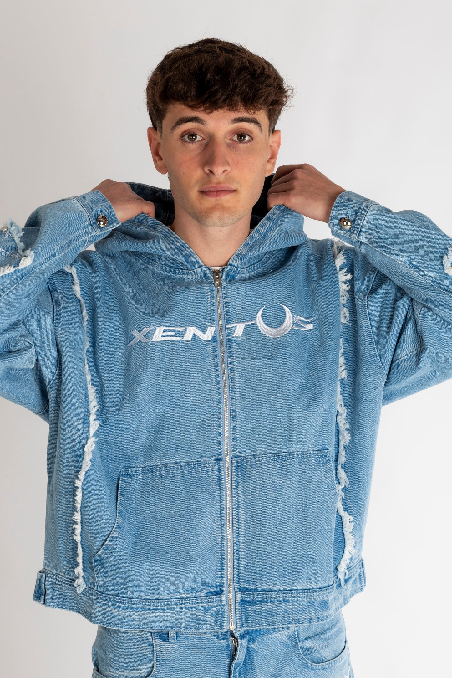 Xentus Denim Hoodie