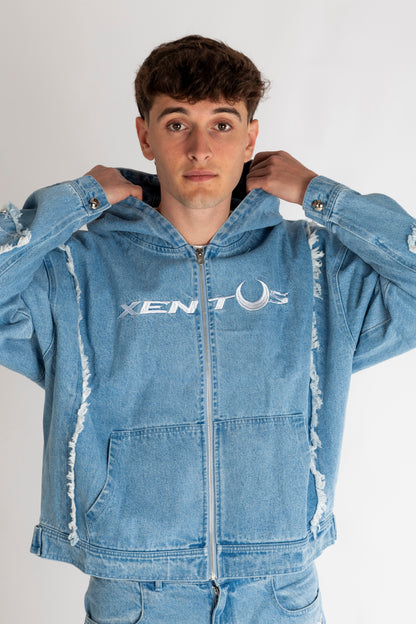 Xentus Denim Hoodie