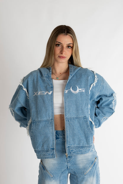 Xentus Denim Hoodie