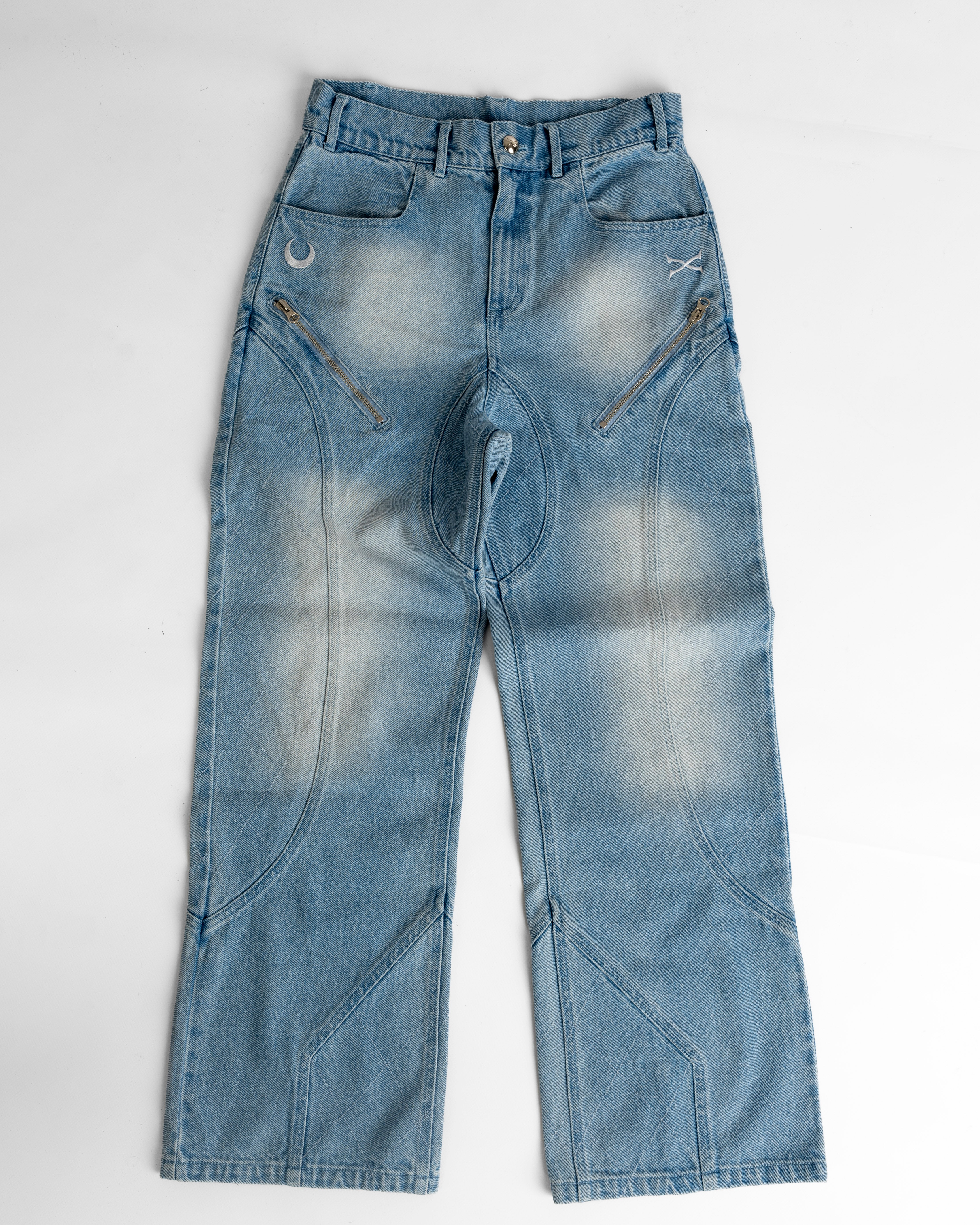 S　thetoe Santorini Denim Pants M Santorini Denim Pants – THE TOÉ